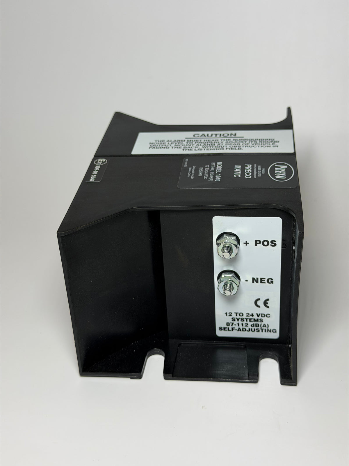 ACX5008 12V/24V Self-Adjusting Heavy-Duty Backup Alarm