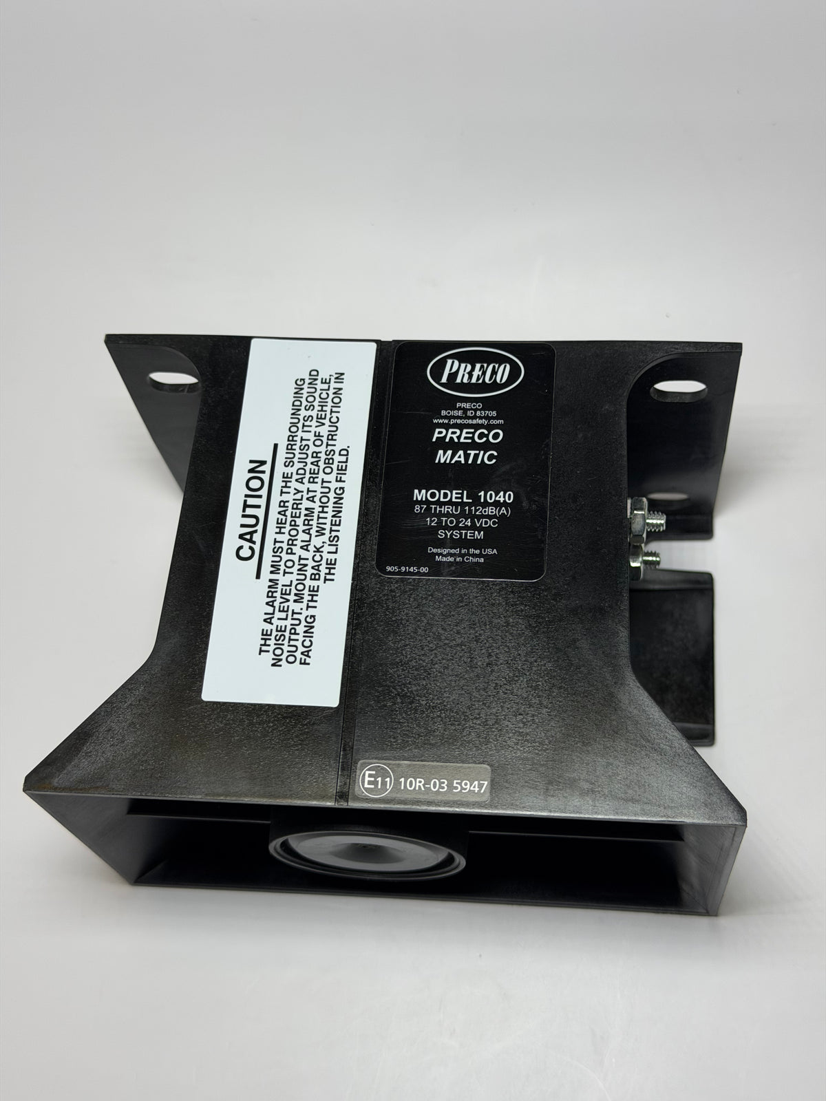 ACX5008 12V/24V Self-Adjusting Heavy-Duty Backup Alarm