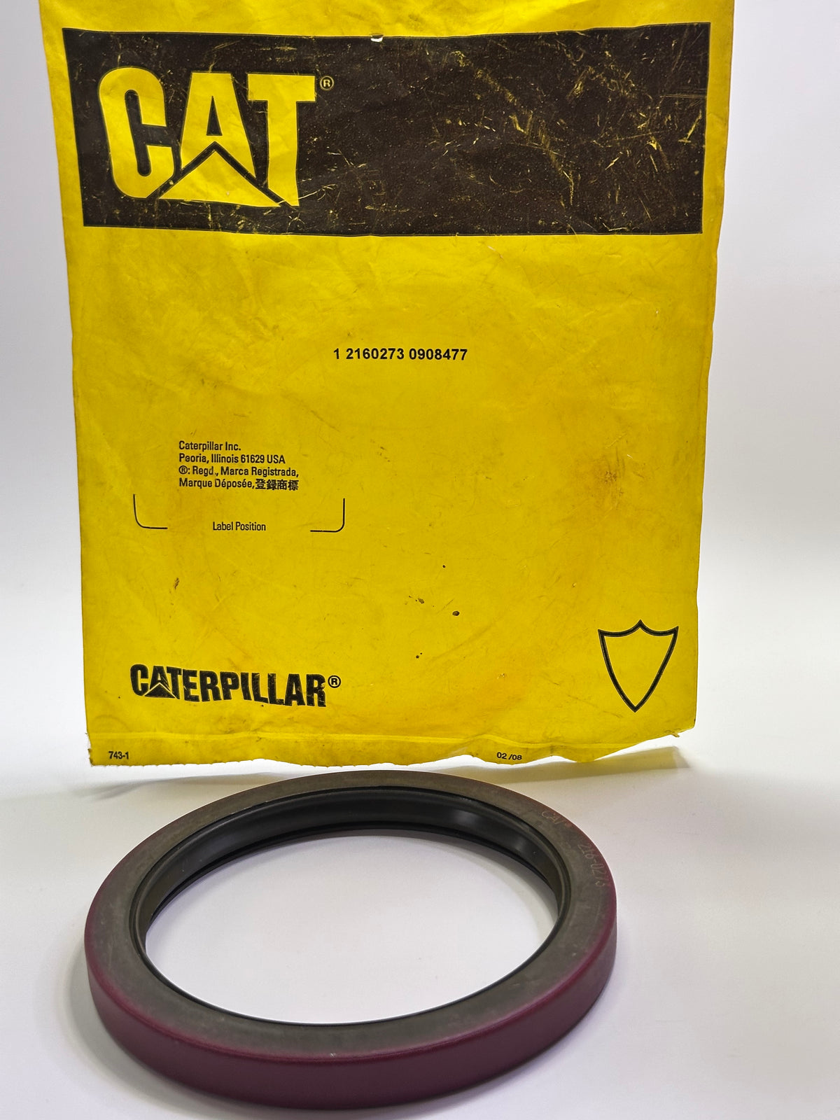 CAT 216-0273 Lip-Type Seal — Genuine CAT Part