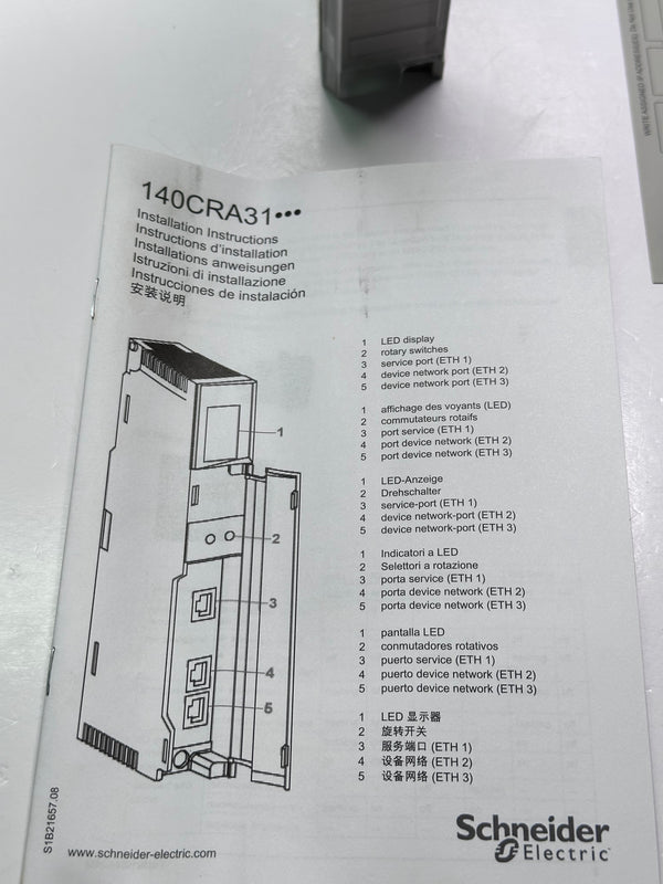 Schneider 140CRA31200 Quantum Rio Drop E/IP 1CH