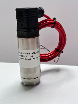 GP:50 Model 311 Industrial Grade Pressure Transducer 311BRF7GFCJG19 with Red Cable