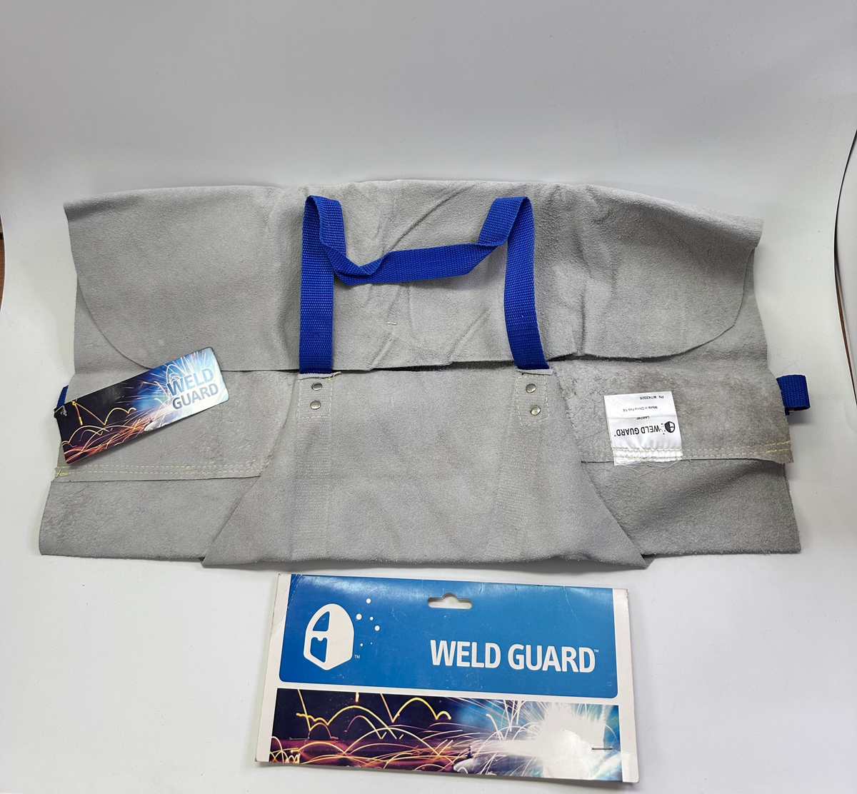 Weld Guard W743326 Leather Welding Bib Apron — Medium