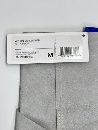 W743326 Medium Leather Welder's Bib Apron