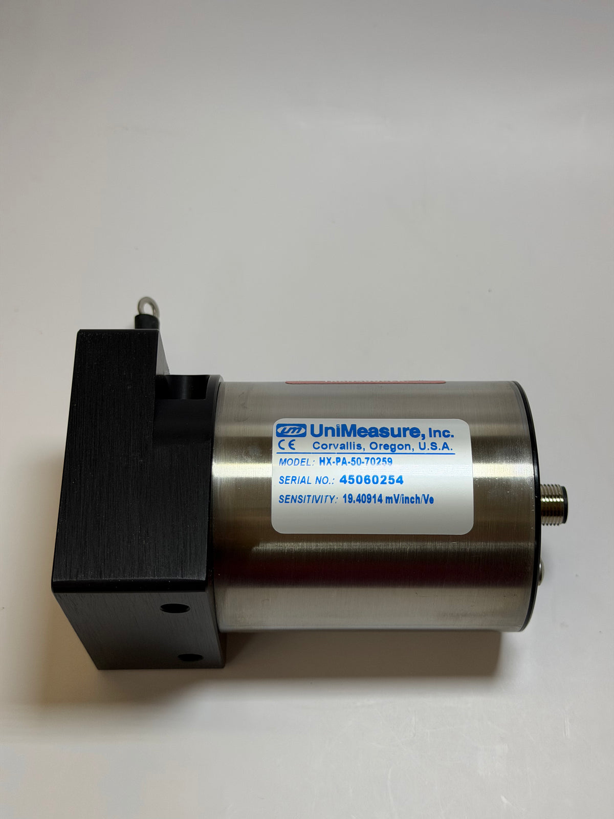 Unimeasure HX-PA Series Heavy-Duty Draw Wire Sensor with Ratiometric Output, HX-PA-50-70259