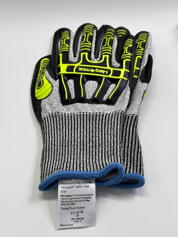 Impact Protection Gloves 2090 HexArmor® Rig Lizard® Thin Lizzie™