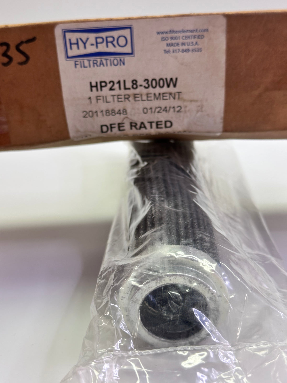 HY-PRO HP21L8 - 300W Hydraulic Filter Element
