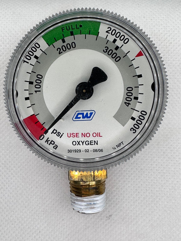 Cigweld COMET™ 301626 Oxygen Gauge HP 30,000 kPa