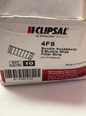 Clipsal 4F8-WE Pole Filler 8 Module Wide Strip, box of 10