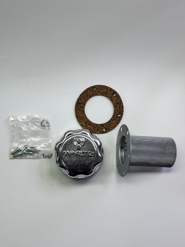 TA80B10B001P01 6 Hole, 10 Micron Chrome Filler Breather