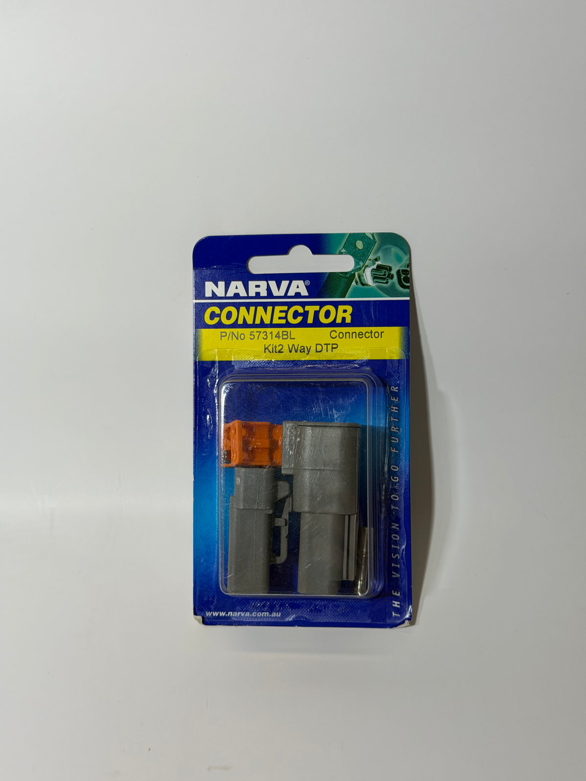 Narva 5731BL 2-Way DTP Deutsch Connector Kit - Male & Female Pair