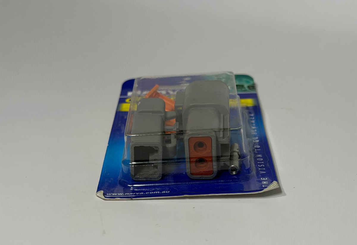 Narva 5731BL 2-Way DTP Deutsch Connector Kit - Male & Female Pair
