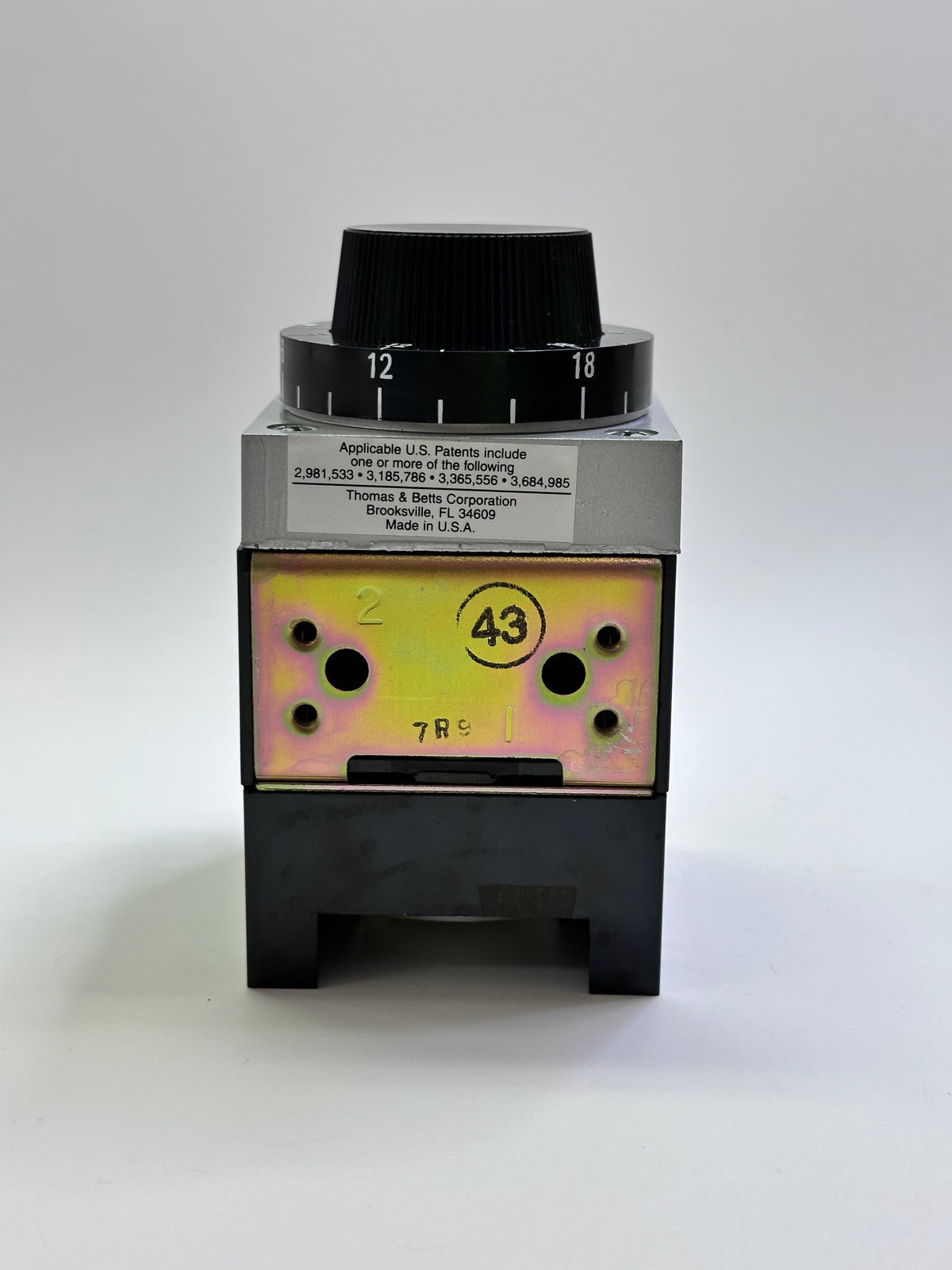 Agastat 7022VH Off-Delay Timing Relay, 2PDT, 3–30 Minutes