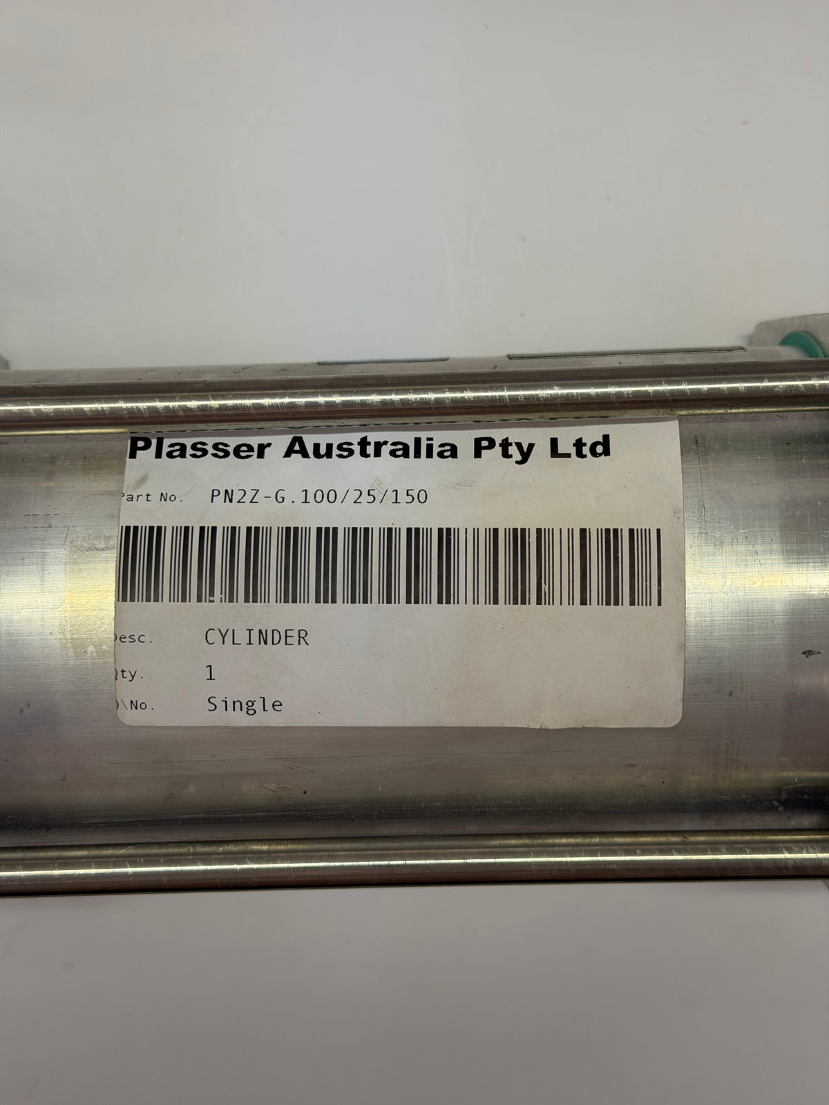 Plasser & Theurer Pneumatic Cylinder PN2Z-G.100/25/150 Rail Maintenance Part