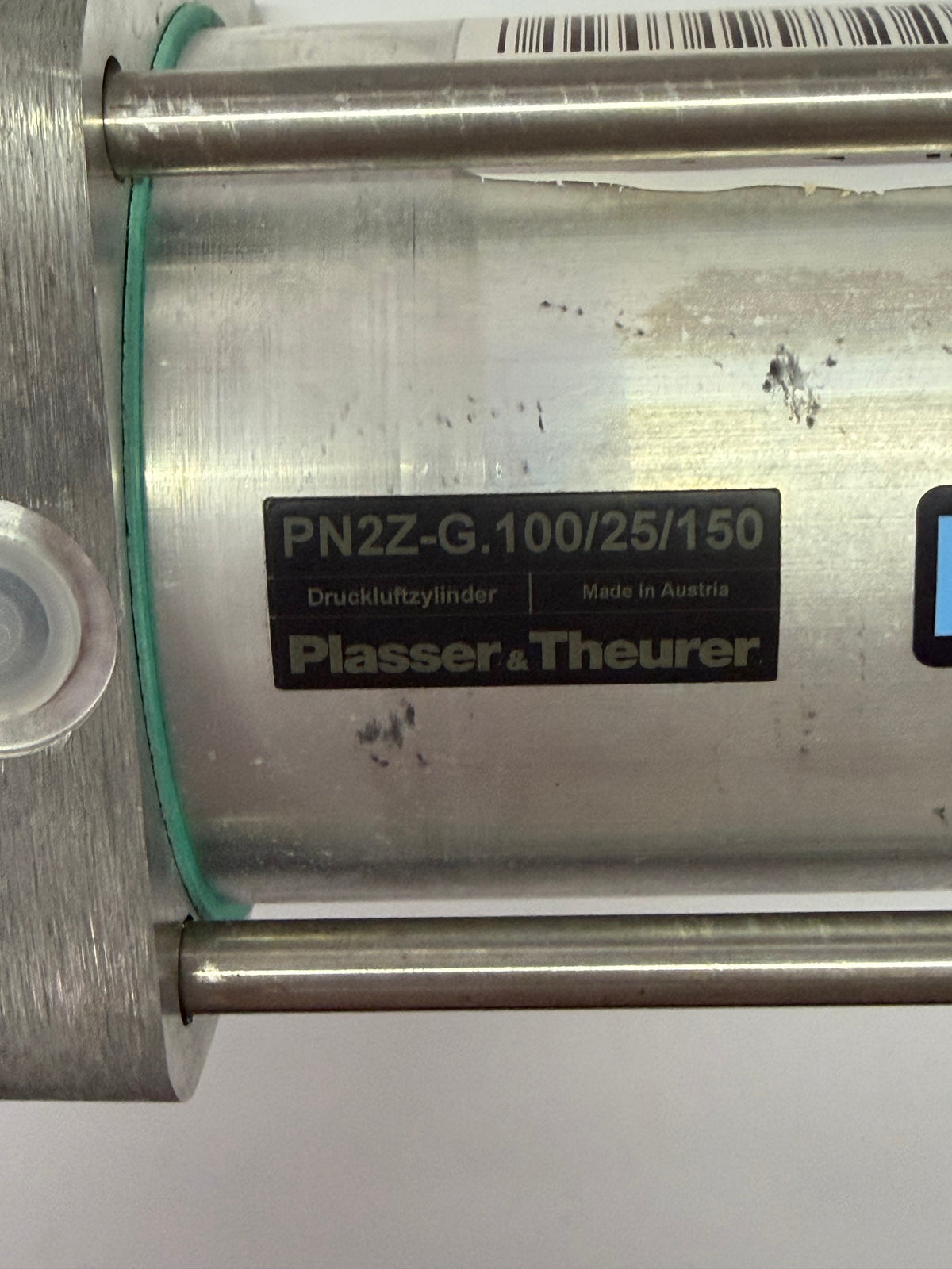 Plasser & Theurer Pneumatic Cylinder PN2Z-G.100/25/150 Rail Maintenance Part