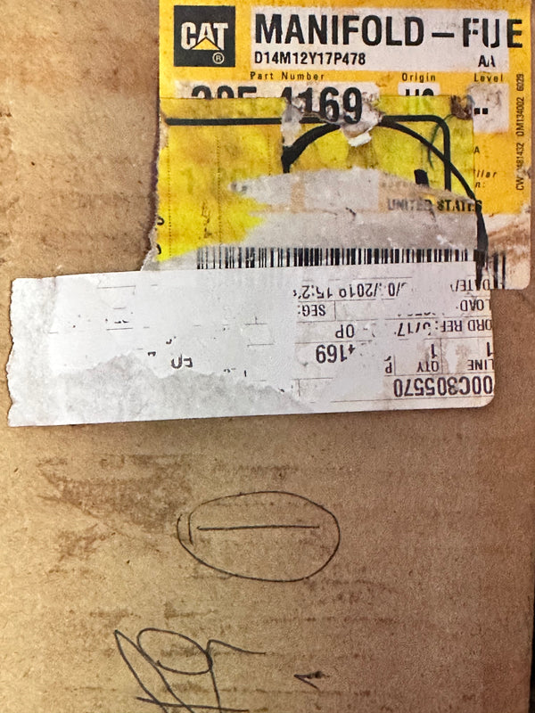 Caterpillar CAT 395-4169 Manifold-Fuel Injection Line
