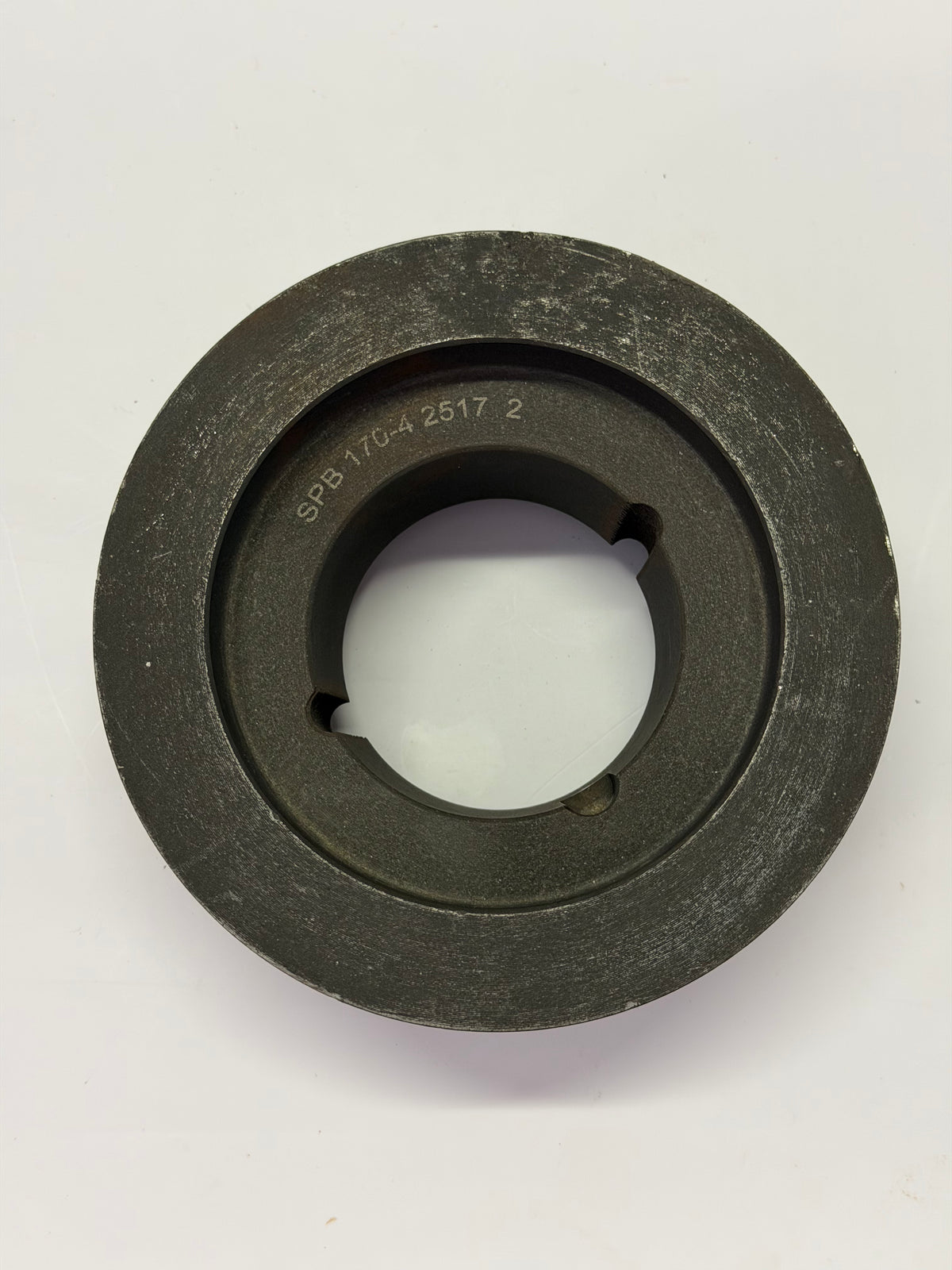 SPB 170-4 V-Belt Pulley | 4 Groove 170mm PCD Cast Iron (Fits 2517 Taper Lock Bush)
