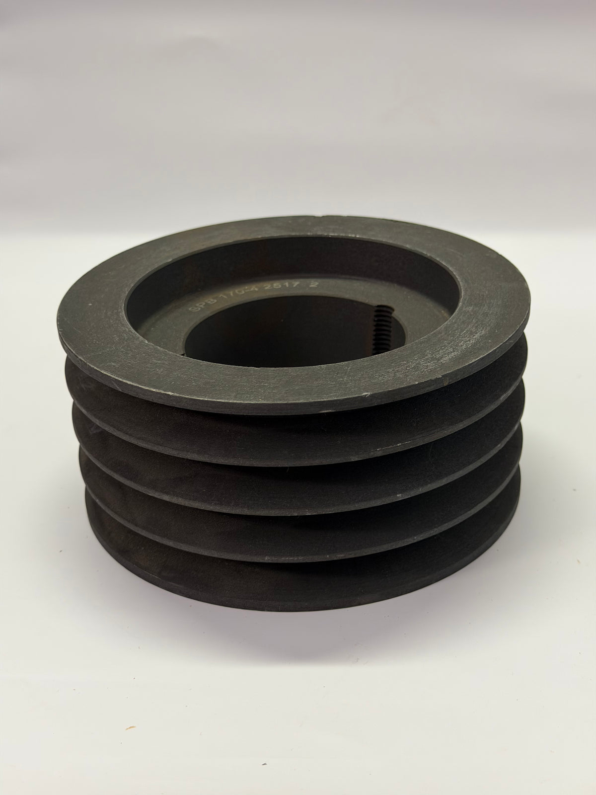 SPB 170-4 V-Belt Pulley | 4 Groove 170mm PCD Cast Iron (Fits 2517 Taper Lock Bush)