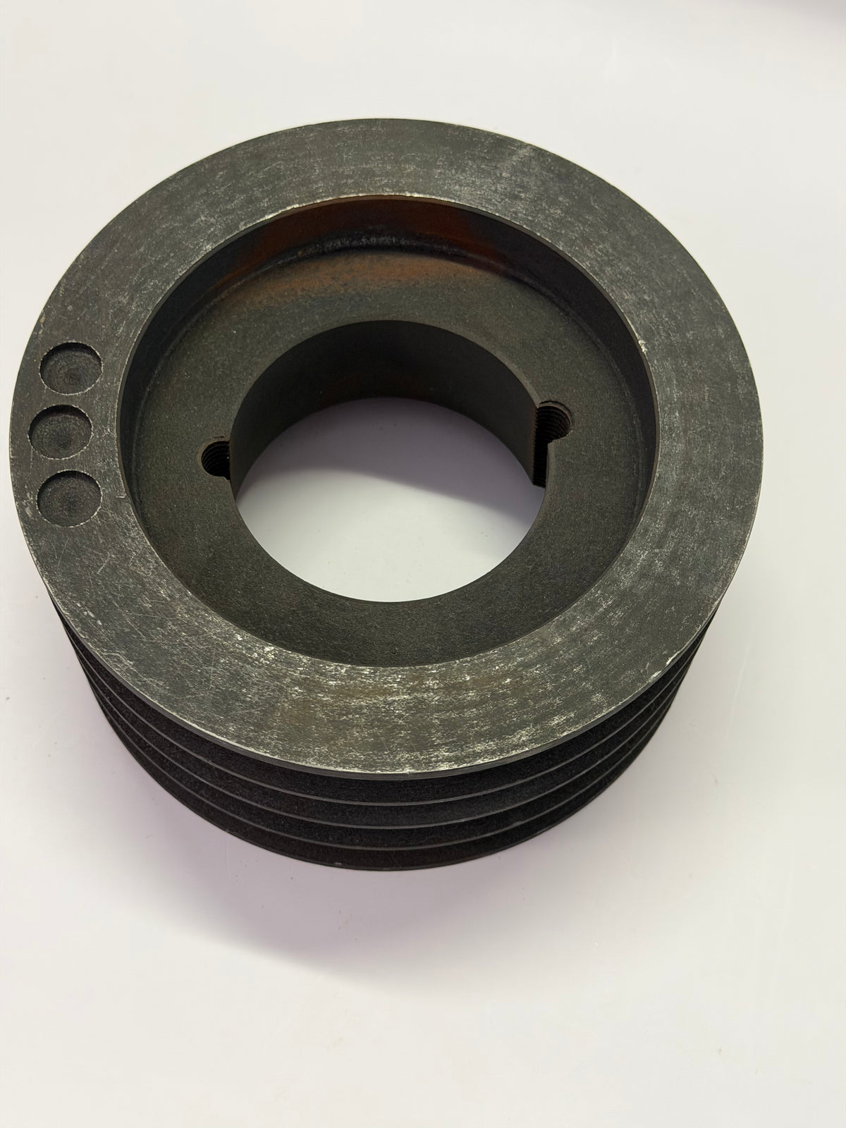 SPB 170-4 V-Belt Pulley | 4 Groove 170mm PCD Cast Iron (Fits 2517 Taper Lock Bush)