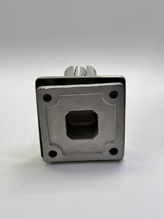 S/S Square Base Mount Spigot for Frameless Glass
