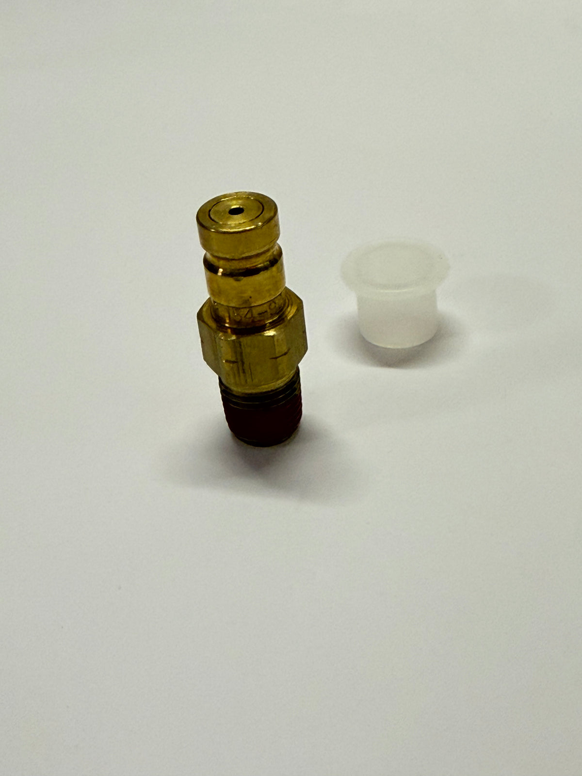 Caterpillar 154-9025 Fluid Sampling Poppet Valve - 1/4" Brass