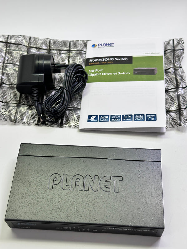 Planet GSD-503 5-Port 10/100/1000BASE-T Gigabit Ethernet Switch