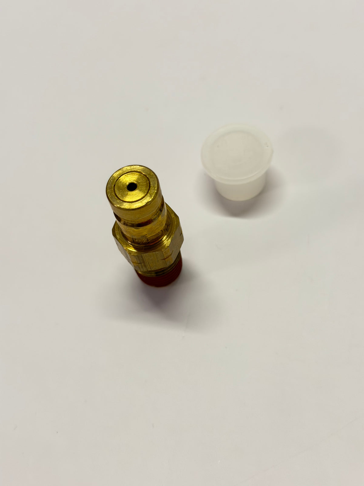 Caterpillar 154-9025 Fluid Sampling Poppet Valve - 1/4" Brass