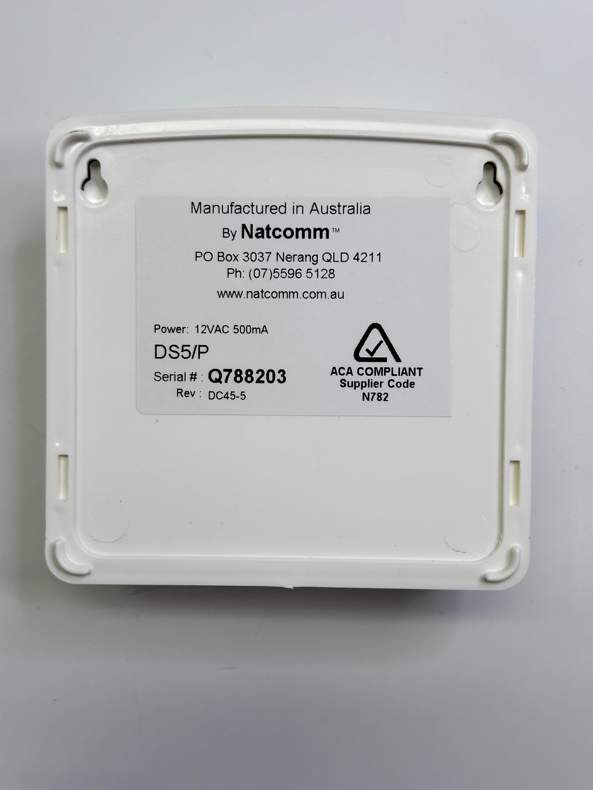 Natcomm DS5 Door Station Controller — Listed 12 V AC, 500 mA