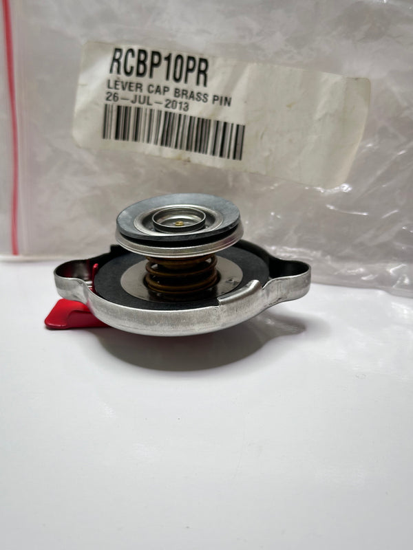RCBP10PR Lever Radiator Cap, Brass Pin