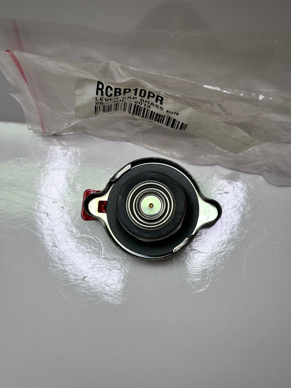 RCBP10PR Lever Radiator Cap, Brass Pin