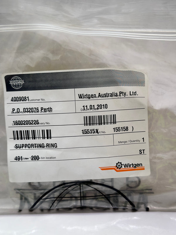 Wirtgen 155151/155158 Shaft Seal/Support Ring