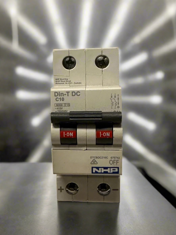 DTCBDC210C DIN-T DC C10 Miniature Circuit Breaker 2P 10A