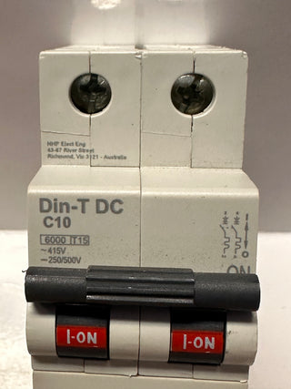 DTCBDC210C DIN-T DC C10 Miniature Circuit Breaker 2P 10A