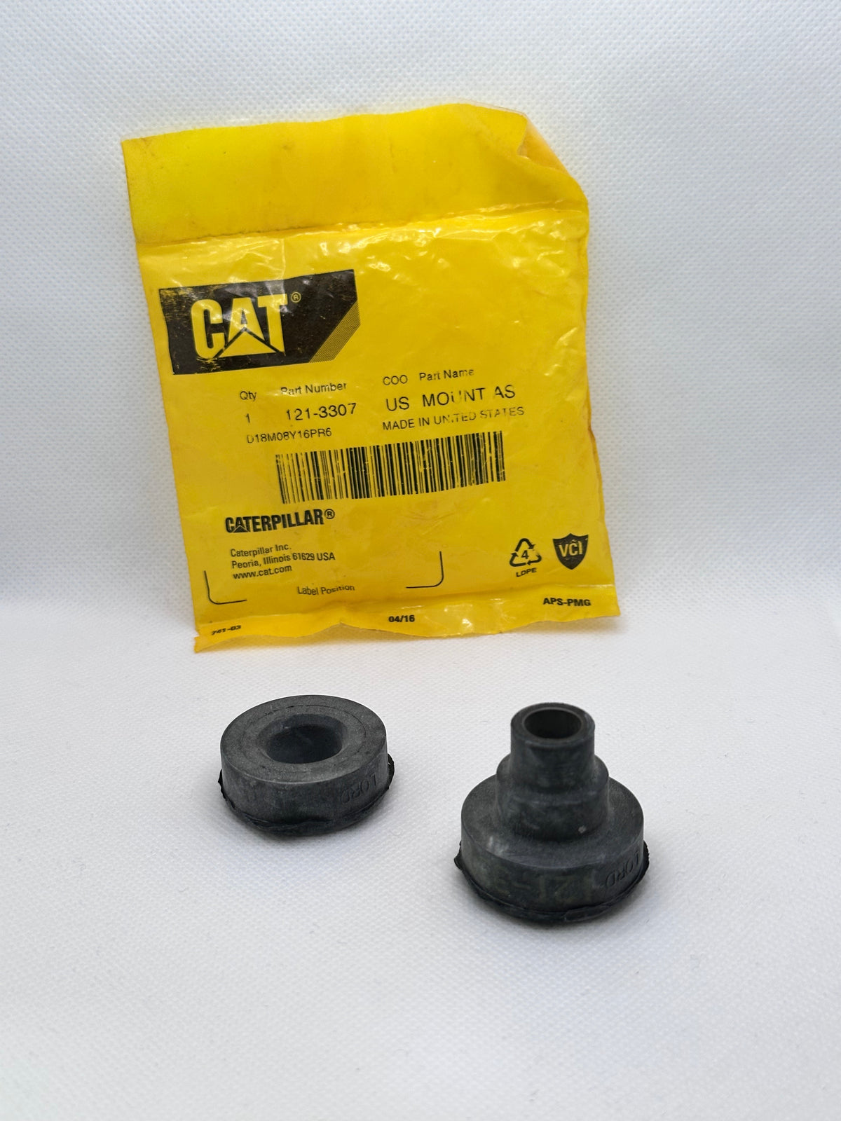CAT 121-3307 Two-Piece Isolation Mount — Radiator / Aftercooler
