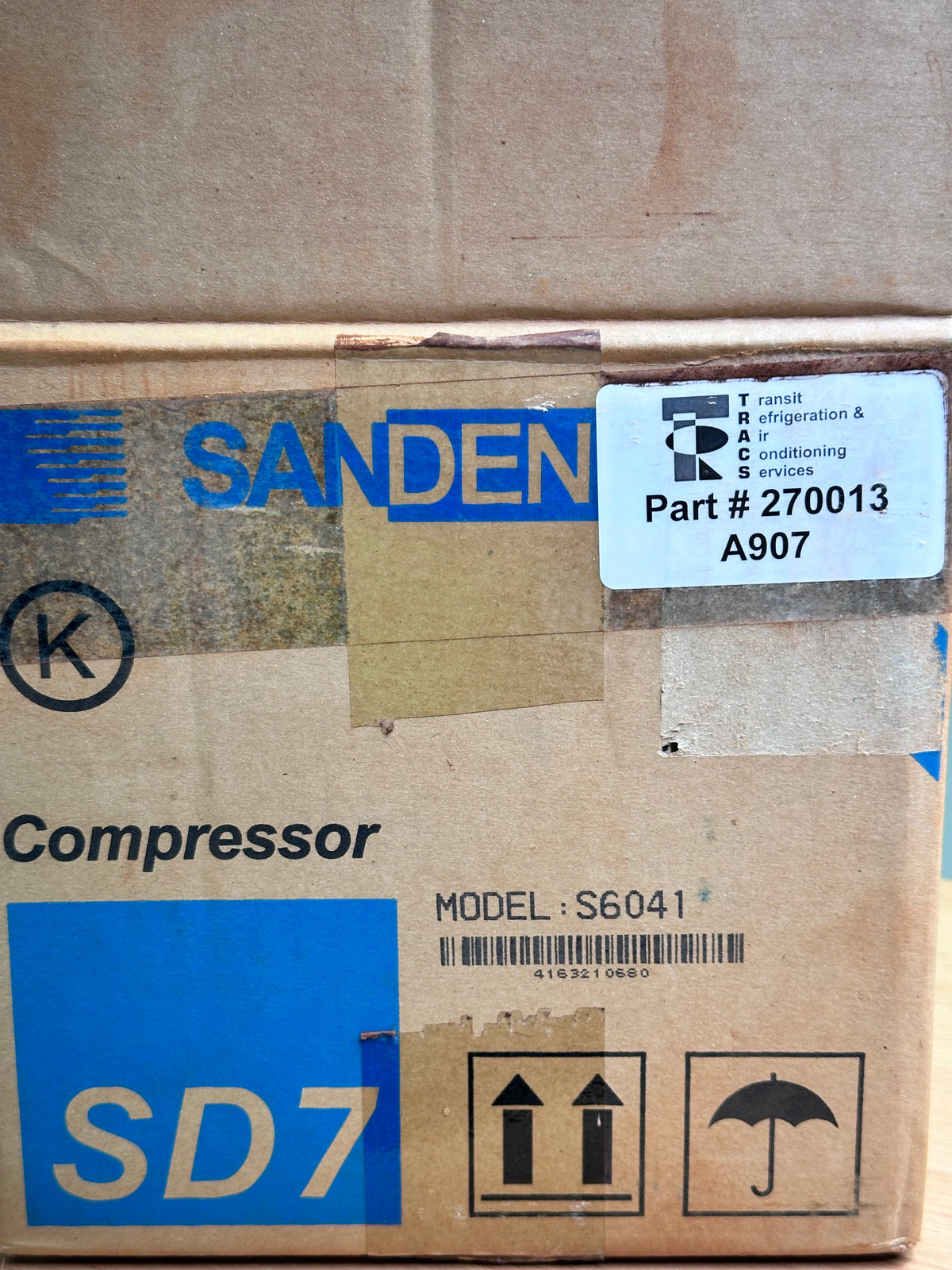 Sanden SD7H15 S6041 24V A/C Compressor — CMA907 LP