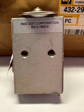 Caterpillar CAT 432-2923 VALVE, A/C Expansion RD-3-7822-0