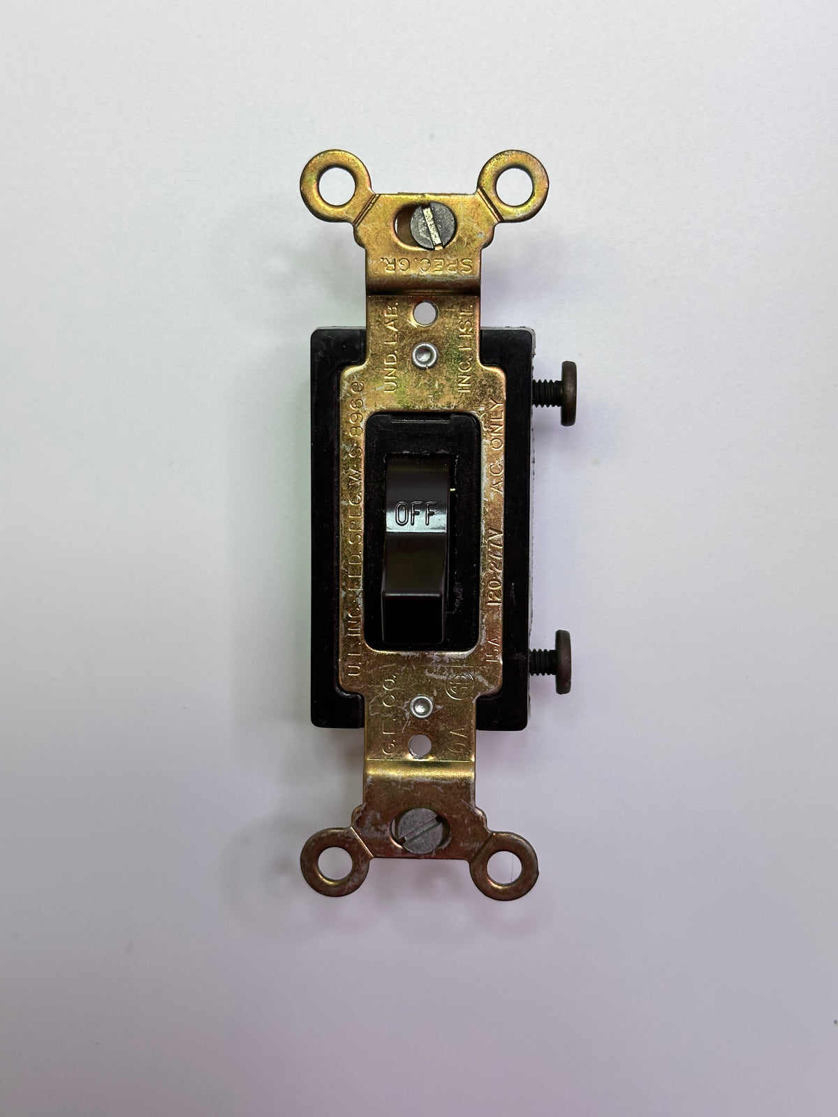 GE 5901-1 Single Pole AC Quiet Switch 15A 120/277V
