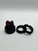 ZA2BA4 Red Flush Pushbutton head Ø22 spring return unmarked