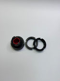 ZA2BA4 Red Flush Pushbutton head Ø22 spring return unmarked