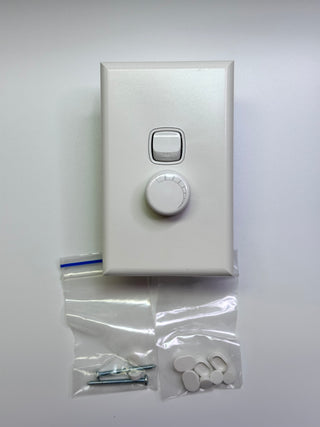 XL 500E Trailing Rotary Edge Dimmer Switch 500VA - White