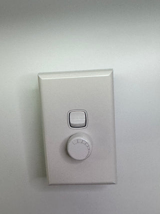 XL 500E Trailing Rotary Edge Dimmer Switch 500VA - White