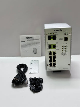 Korenix JetNet 5310G Industrial 10 Port PoE Switch