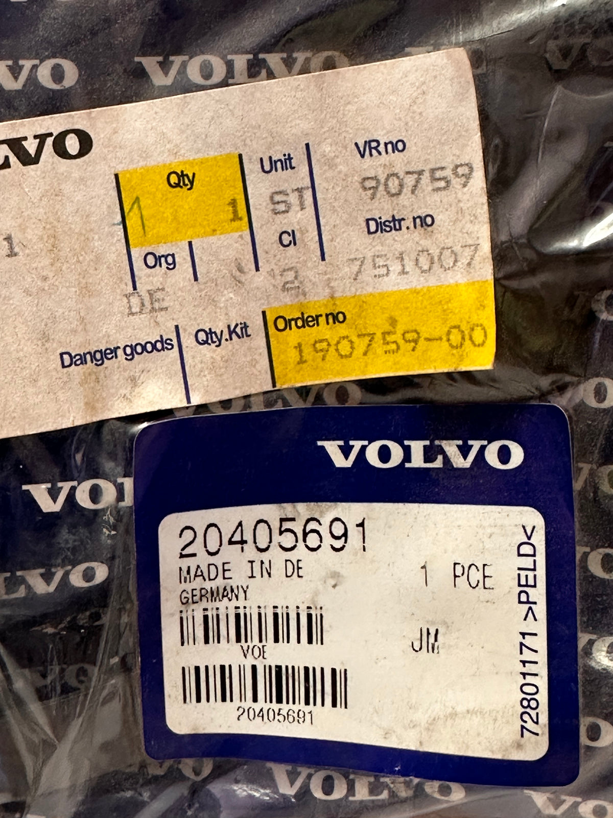 Volvo 20405691 Water Pump Gasket
