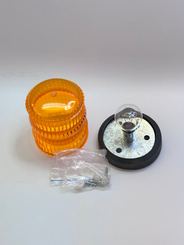 Hella 1696 12V Emergency Flasher Lamp, Amber
