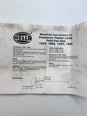 Hella 1696 12V Emergency Flasher Lamp, Amber
