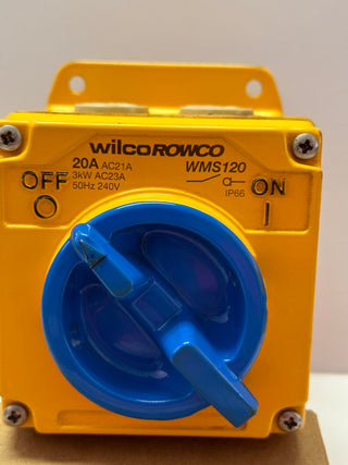Wilco WMS120 ON/OFF Switch, 1P, 20A
