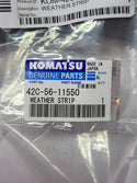 Komatsu 42C-56-11550 Weather Strip