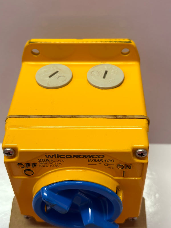 WilcoROWCO WMS120 ON/OFF Switch, 1P, 20A