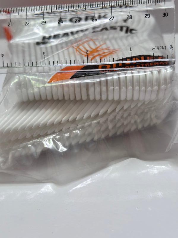 Capri 50pk Heavy Duty Reusable White Plastic Dinner Forks