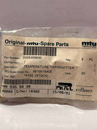 MTU 0005355630 Temperature Sensor