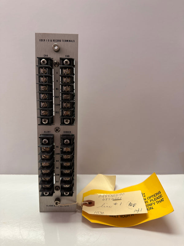 Bently Nevada 84149-01 Relay Module/ XDUCR I/O Record Terminal